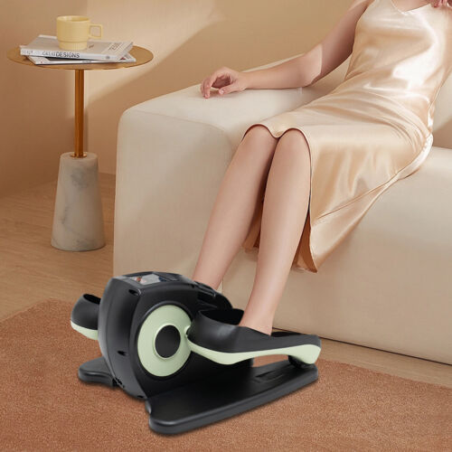 Under Desk Elliptical Machine Electric Seated Leg Foot Pedal Exerciser w/ Remote