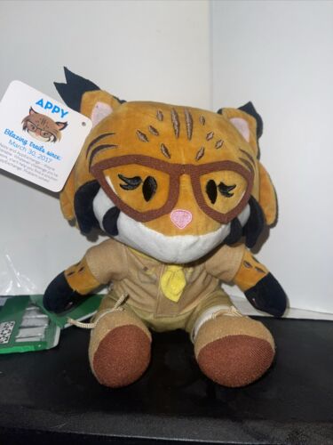 Salesforce Appy the Bobcat Plush Toy Stuffed Animal 8” AppExchange 2017 Safari