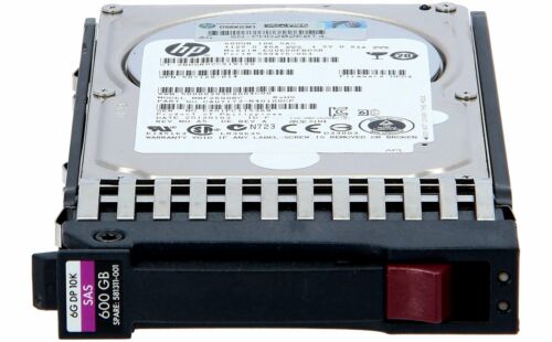 HP 600GB 6G SAS 10K rpm SFF 2.5” Enterprise Hard Drive 581311-001 581286-B21