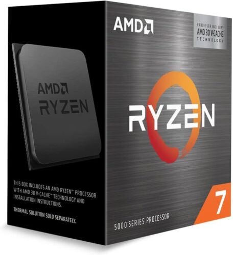 AMD Ryzen 7 5700X3D 8-Core 16-Thread AM4 105W CPU Processor 100-100001503WOF