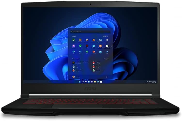 MSI 2021 Gaming Laptop GF63-Thin-10SC-035US Intel Core i5-10300H 4-Core NVIDIA GeForce GTX 1650 16 GB DDR4 512 GB SSD 15.6″ 1920 x 1080 Win11 Pro Backlit KB Wi-Fi 6 Bluetooth 5.1 720p HD Camera