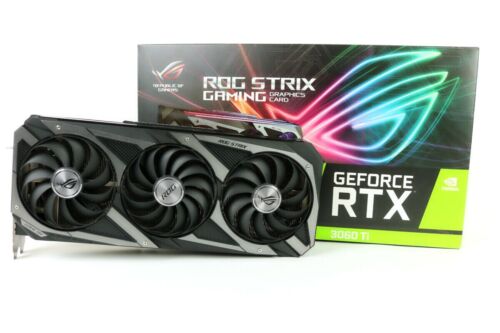 Asus GeForce RTX 3060 Ti 8GB Strix GPU w/Box | 1yr Warranty, Fast Ship!