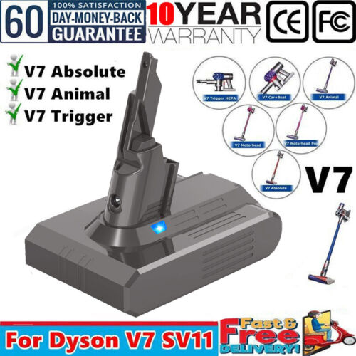 For Dyson V7 SV11 Animal V7 Extra V7 Trigger Motorhead Pro 21.6V Li-ion Battery