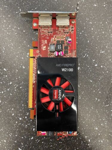 AMD FirePro W2100 2GB DDR3 Graphics Card  Low Profile – 2x DisplayPort