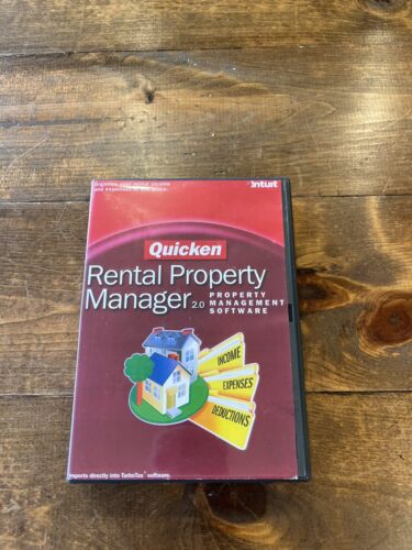 Intuit Quicken Rental Property Manager 2.0 Management Software Windows 2000 XP