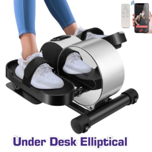 Under Desk Elliptical Electric Seated Pedal Exerciser with Smart APP for Seniors