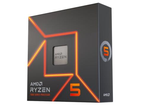 AMD Ryzen 5 7600X – 6-Core 4.7 GHz Socket AM5 105W Desktop CPU Processor