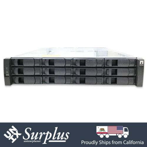 2U NetApp NAJ-1502 SAS-3 12 Bay Disk Shelf Storage Server w/ 12x 4TB SAS Drives