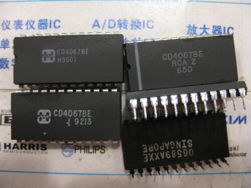 3 Pieces TI Texas Instruments CD4067BE CMOS 24 Pin Multiplexer NOS US Seller