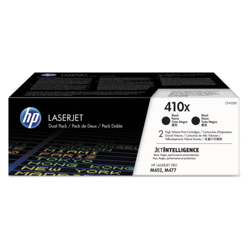 HP Inc. HP 410X (CF410X-D) 2-pack High Yield Black Original LaserJet Toner