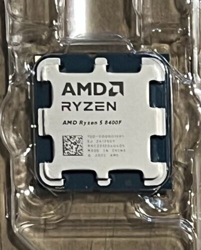 (New) AMD Ryzen 5 8400F 6-Core 12-Thread Socket AM5 CPU Processor OEM Tray