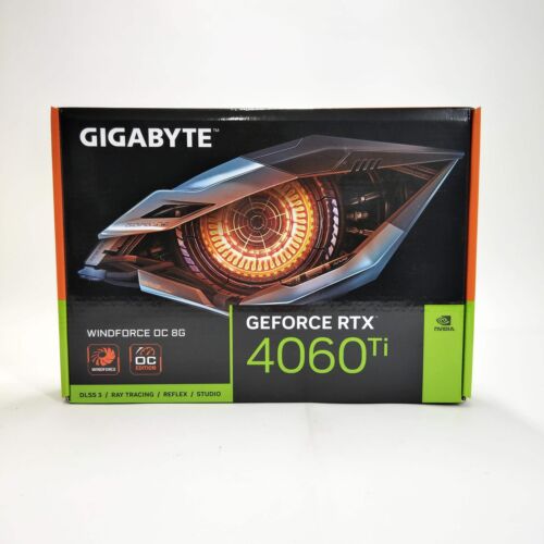 Gigabyte RTX 4060 TI 8GB GDDR6 Graphics Card GV-N406TWF2OC-8GD