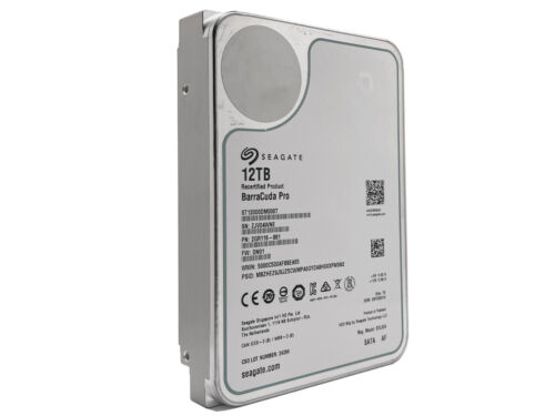 Seagate Barracuda Pro ST12000DM0007 12TB 7.2K SATA 6Gb/s 3.5 Internal Hard Drive