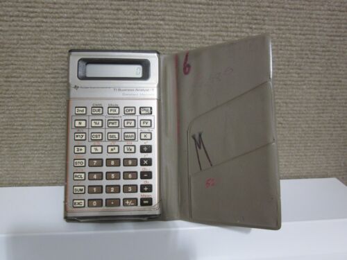 Calculator Texas Instruments TI Business Analyst II Constant Memory