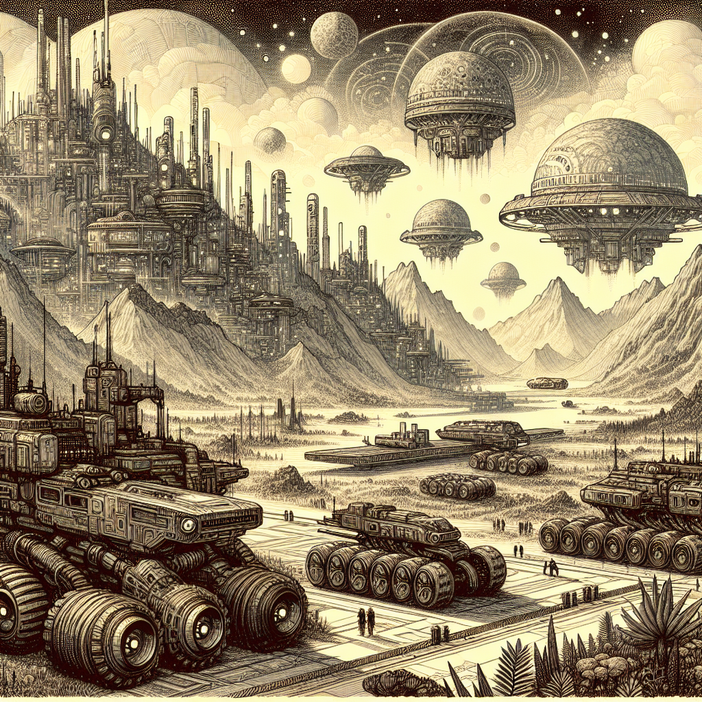 Exploring the Unknown: Futuristic Vehicles for Uncharted Lands