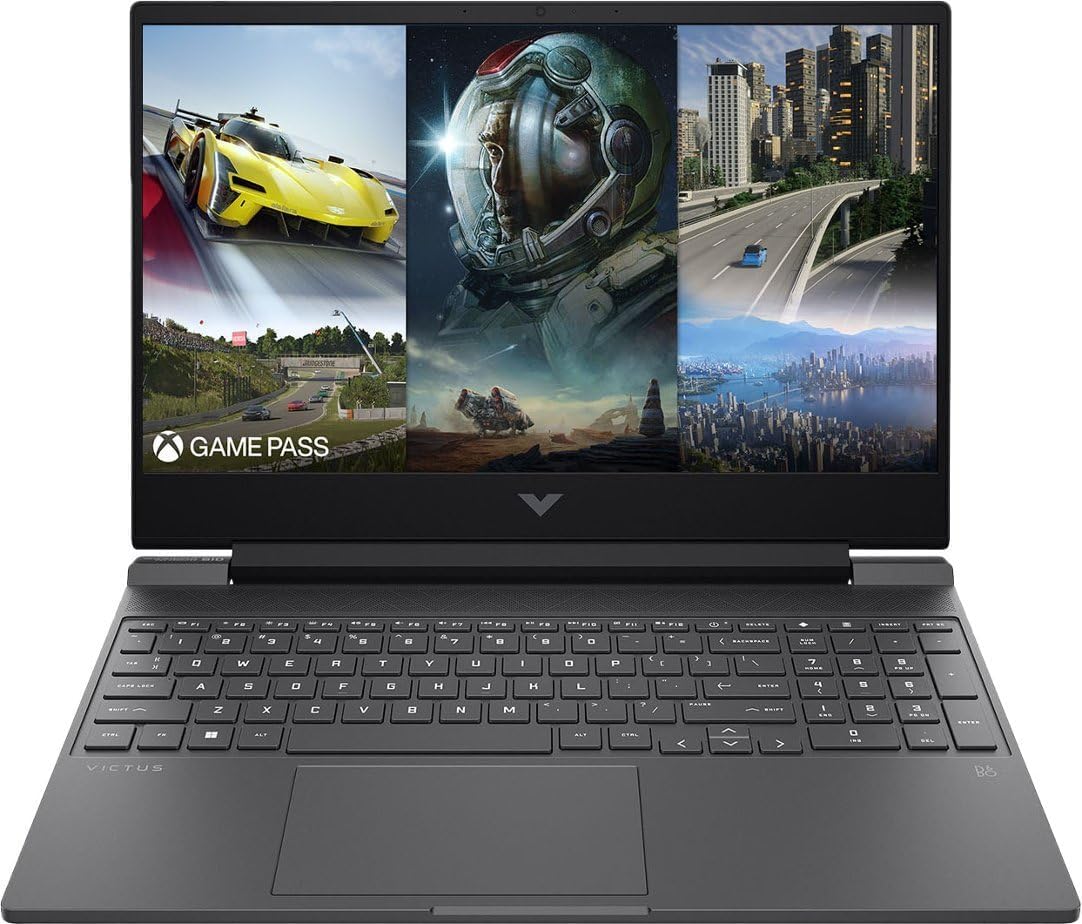 HP Victus Gaming 15-FB100 2023 Gaming Laptop 15.6″ FHD IPS 144Hz 6-Core AMD Ryzen 5 7535HS 64GB DDR5 2TB SSD NVIDIA GeForce RTX 2050 4GB GDDR6 Wi-Fi 6 Backlit Keyboard Win11 Home w/ONT 32GB USB