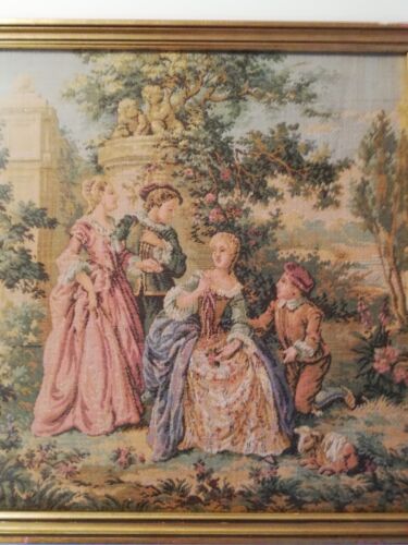 Embroidery painting decoration 18th century