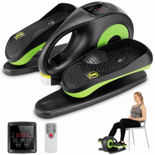 Under Desk Elliptical Machine Electric Seated Pedal Exerciser for Home/Office