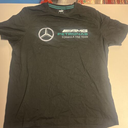 Puma Mercedes AMG F1 Logo Tee Black