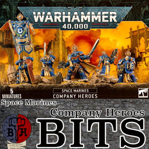 Warhammer 40k Space Marines Company Heroes BITS multi-listing upgrades