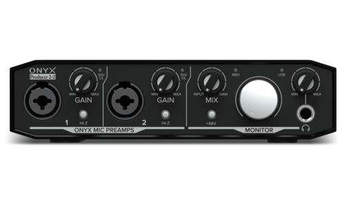 Mackie Onyx Producer 2.2 2×2 USB Audio MIDI Recording Studio Interface