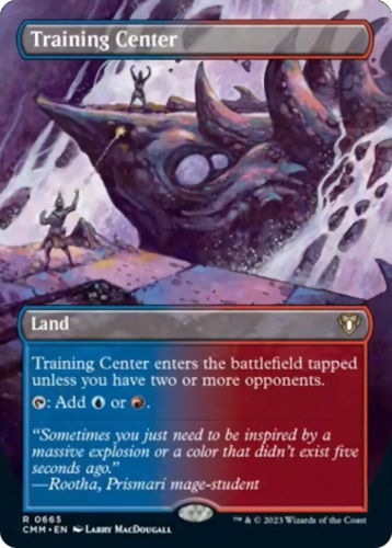 ​​Near Mint – ​​​Training Center (Borderless Alternate Art) – 665​ – Commander M