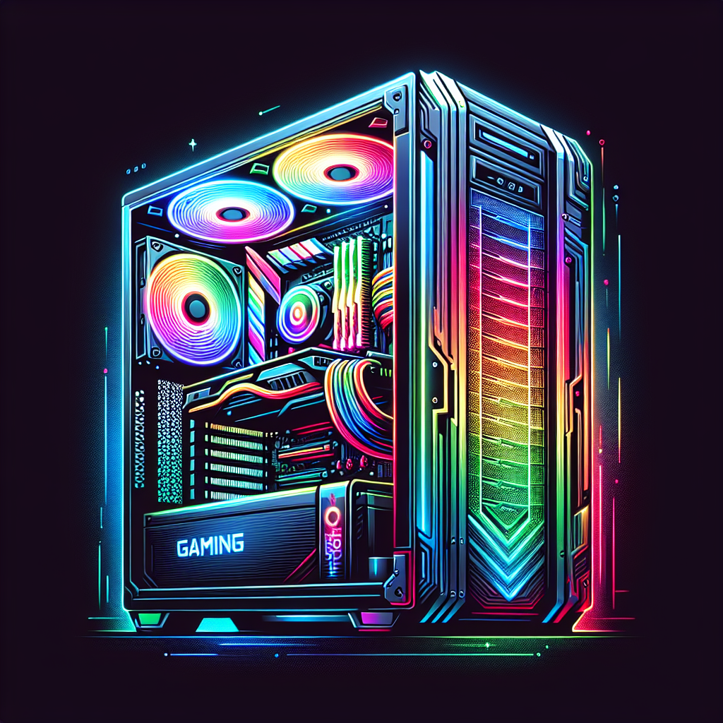 Immerse Yourself in Gaming Paradise: The Ultimate Gaming PC with RGB Lighting, 32GB RAM, and GTX 1070 Graphics Card