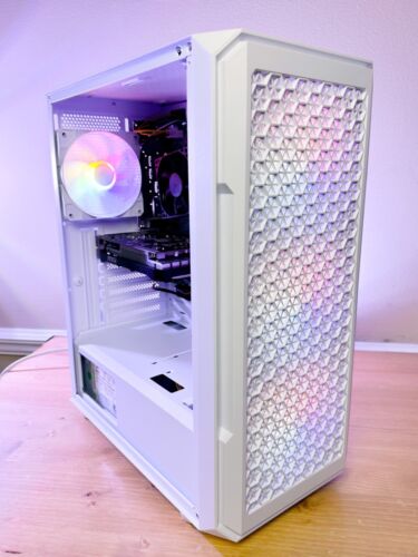 White Gaming PC intel i7-4770 16gb Ram Nvidia GTX 1650 4gb – 1TB + SSD WIFI W10