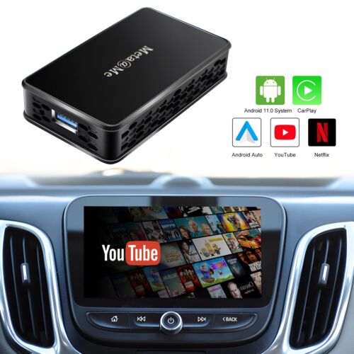 2024 Wireless CarPlay Adapter,AI Box Support Netflix, YouTube, Mirroring ,GPS.