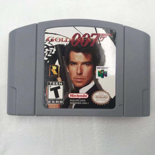 Goldeneye 007 Games Cartridge Card Nintendo 64 Console US NTSC Version N64 NEW