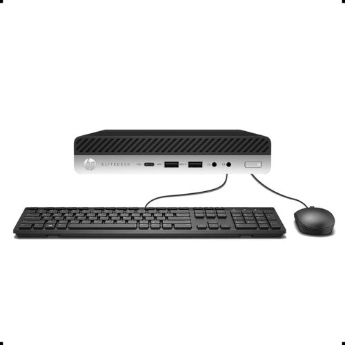 Mini HP ProDesk 600 G5 Micro SSD Intel 3.20GHz 8GB Desktop Windows 11 WiFi ready