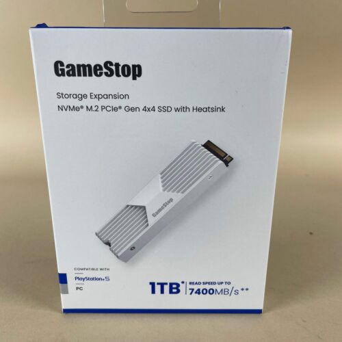 New Gamestop M.2 Storage Expansion 1TB PCIe Gen4 x4 SSD 23VG-GSPL