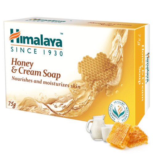 Himalaya Cream & Honey Soap Moisturizes and Softens Skin