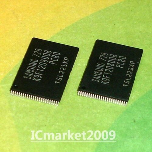 2 PCS K9F1208U0B-PCB0 TSSOP-48 K9F1208U0B 64M x 8 Bit NAND Flash Memory IC Chip