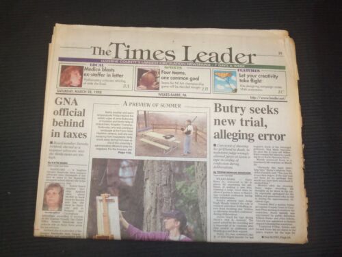 1998 MARCH 28 WILKES-BARRE TIMES LEADER – HARRY BUTRY SEEKS NEW TRIAL – NP 7503