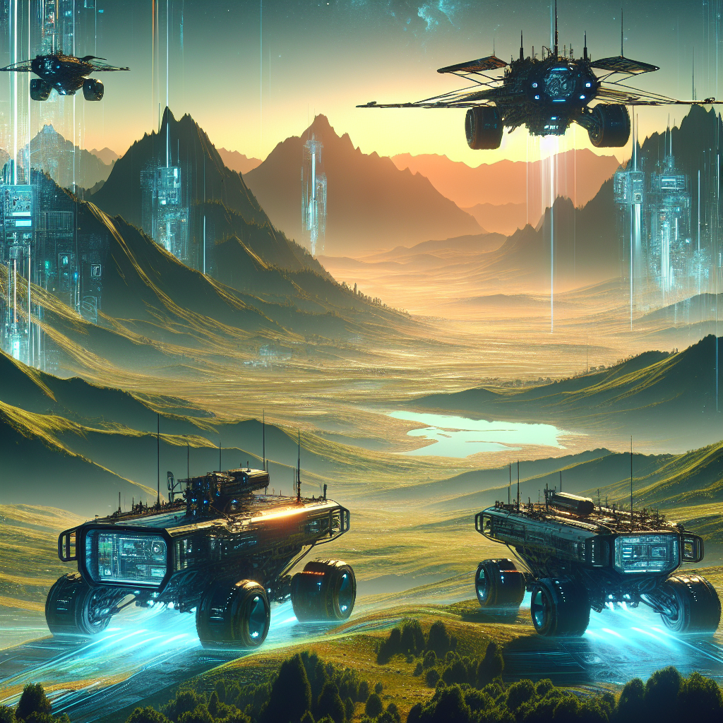 Discovering the Next Frontier: Futuristic Vehicles for Exploring Uncharted Lands