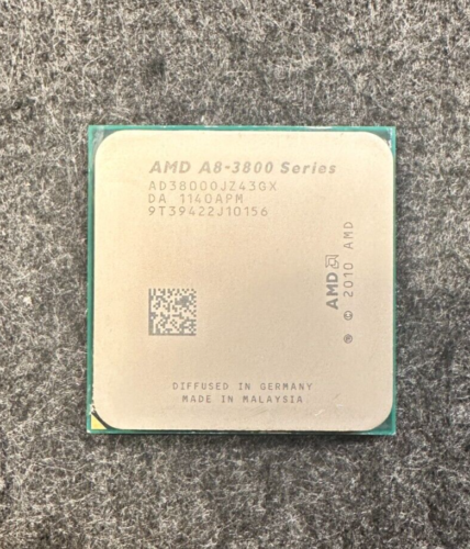 AMD A8-3800 CPU 4-Core 4M Cache Socket FM1 65W