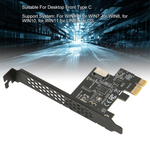 High Speed PCIE To USB 3.2 Expansion Card For Desktop Front Type C