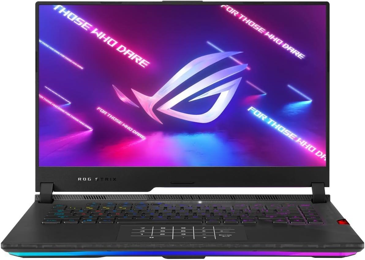 ASUS 2023 Gaming Laptop | ROG Strix Scar 15 | AMD Ryzen 9 5900HX 8-Core | NVIDIA GeForce RTX 3080 8GB | 64GB DDR4 | 2TB SSD | 15.6″ 1920 x 1080 300 Hz | Win10 Home – RGB Backlit Keyboard – Black