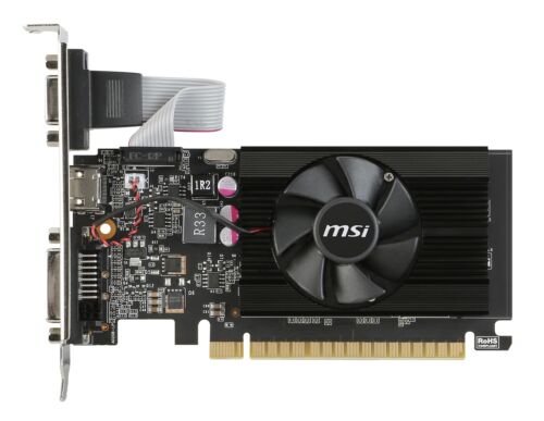 MSI NVIDIA GeForce GT 710 2GD3 LP Graphics Card PCI-E 2.0 2GB GDRR3