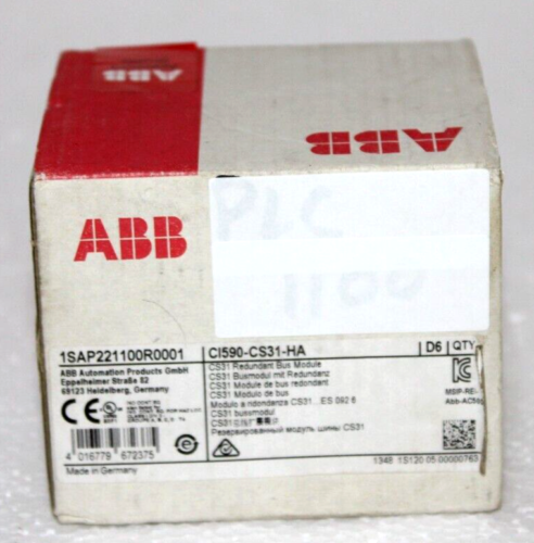 ABB 1SAP221100R0001 CI590-CS31-HA Interface Module. CS31 Slave. Media Redundant