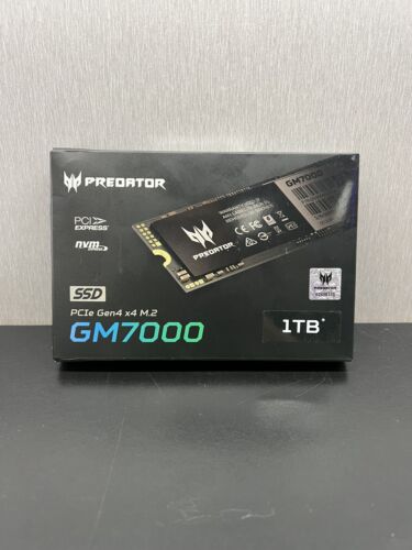 Acer Predator  GM7000 1TB , Gen4 PCIe M.2 SSD Nvme (7400MB/s & 6700MB/s)