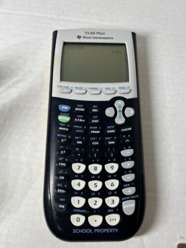 Texas Instruments TI-84 Plus Graphing Calculator No Cover Tested Working