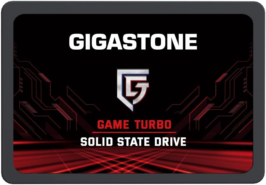 Gigastone SATA SSD 256GB 2.5 inch SSD 520MB/s Upgrade Laptop PC Memory and Storage PS4 HDD Replacement 2.5″ Internal Solid State Hard Drives SATA III SLC Cache 3D NAND Game Turbo Performance