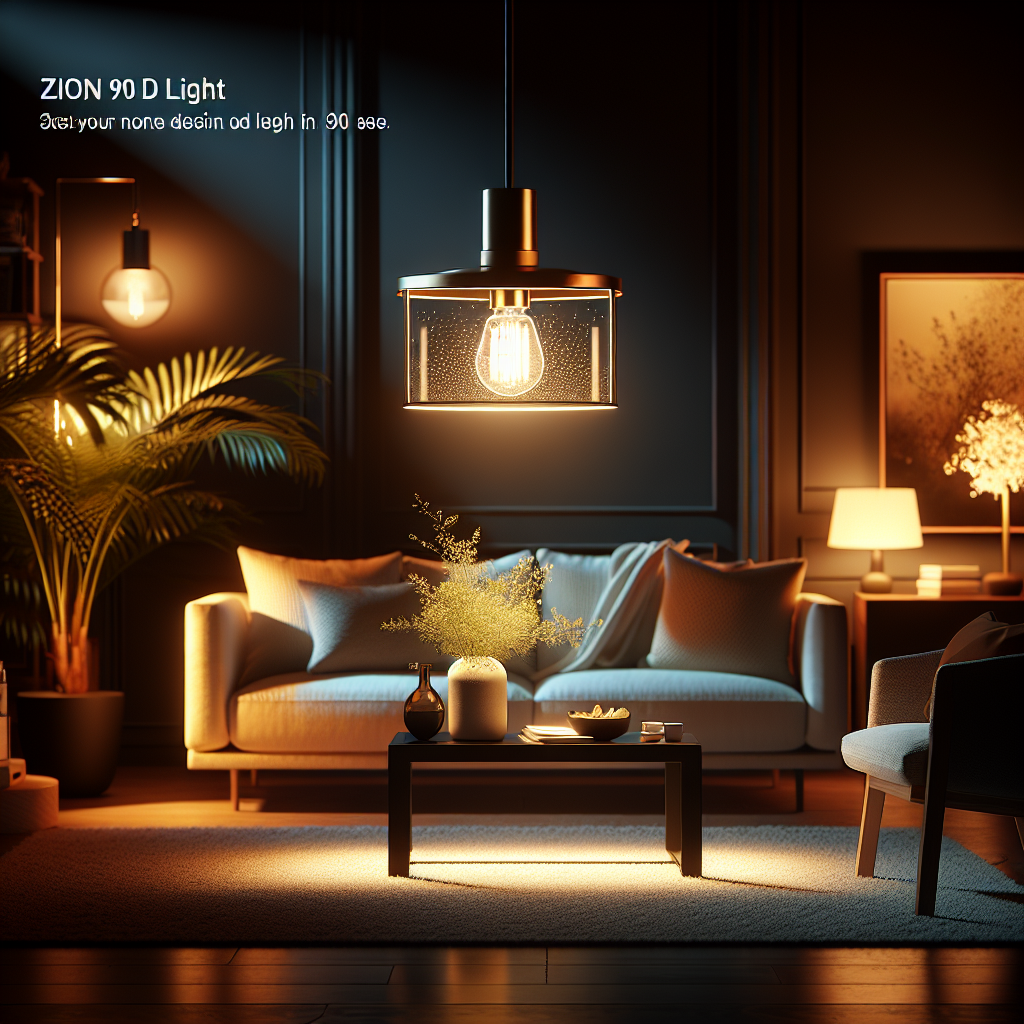 Transform Your Home with Zion 90D Light: A Stylish and Functional Lighting Option