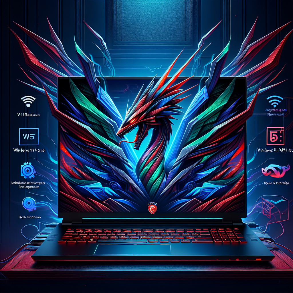 The Ultimate Gaming Experience: WiFi Ready, Windows 11 Home, and Ryzen 9-8945HS on the MSI Katana A17 AI Laptop