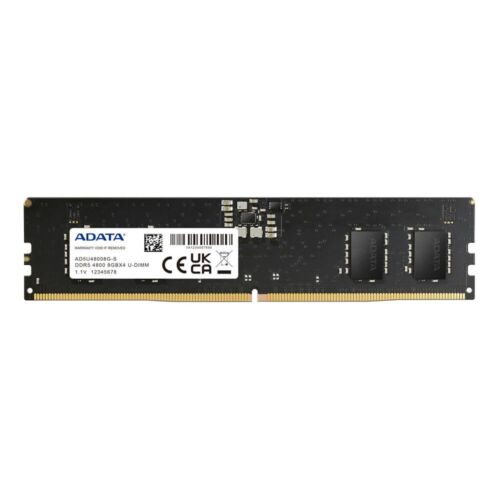 ADATA Premier, 16GB, DDR5, 4800MHz (PC5-38400), CL40, 1.1V, ECC, DIMM Memory,Bla