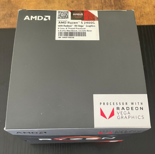 AMD Ryzen 5 2400G Processor with Radeon RX Vega 11 Graphics – YD2400C5FBBOX