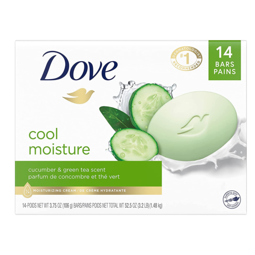 Skin Care Beauty Bar for Softer Skin Cucumber and Green Tea More Moisturizing th