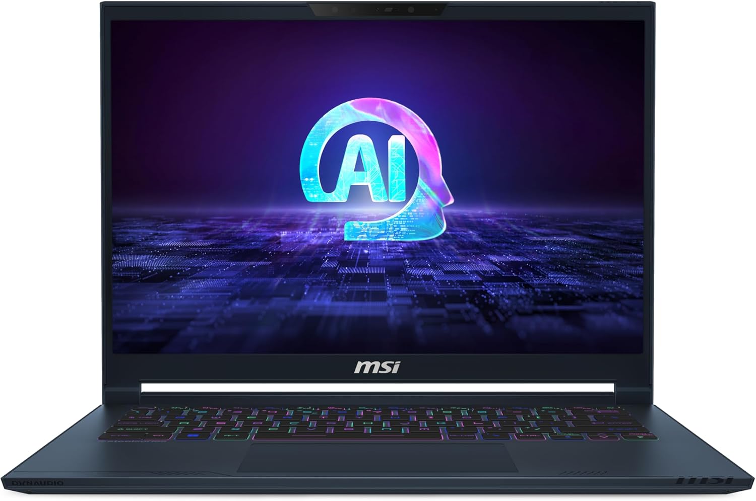 MSI Stealth 14 AI Studio 14” 120Hz 2.8K OLED Gaming Laptop: Intel Core Ultra 9-185H, NVIDIA Geforce RTX 4070, 64GB DDR5, 1TB NVMe SSD, Thunderbolt 4, Win 11 Pro: Star Blue A1VGG-089US